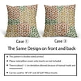 thumbnail image 6 of Orange Yellow Green Pillow Covers 20x20 Set of 2 Fall Colored Art Dot Decorative Throw Pillows Trendy Print Outdoor Pillowcase Holiday Seasonal Cushion Cover Linen Pillow Case Decor for Sofa Couch Bed, 6 of 6