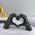 thumbnail image 7 of Herrnalise Gold Decor for Living Room Bedroom Bookshelf,Love Finger Aesthetic Statues Peace Sign Decor,Knick Knacks Home Decor for Shelves, 7 of 7