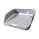 thumbnail image 2 of Bandeja sanitaria para perros, bandeja para orinar en interiores, antisalpicaduras para orina de mascotas en interiores y exteriores. Gris, 2 of 9