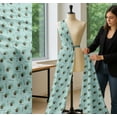 thumbnail image 5 of Soimoi Green Cotton Voile Fabric Bear & Text Fabric Prints By Yard 56 Inch Wide, 5 of 7