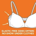 thumbnail image 5 of Women's Warner's 1056 No Side Effects Wire-Free Bra (Butterscotch/Dot Print 40C), 5 of 10