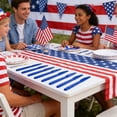 thumbnail image 6 of Independence Day Party Cutlery Set, 10Pcs Disposable Red White Blue Tableware with Forks Spoons, 4th of July Patriotic Tableware for Independence Day Party, BBQ, Picnic & Daily Use, 6 of 6