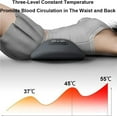 thumbnail image 6 of Smooth Triple Fusion Back Massager, 3 in 1 Upadate Rechargeable Electric Lumbar Support Pillow, for Neck and Shoulder and Backs (Black), 6 of 7