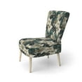 thumbnail image 3 of Designart "Tropics In Monochrome Hues V" Chaise d'Appoint Tropicale Verte - Fauteuil Tropical pour Chambre, 3 of 7