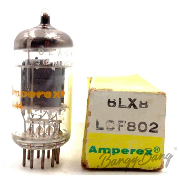 Amperex 6LX8/LCF802 Triode Pentode Oscillator TV Valve- BangyBang Tubes