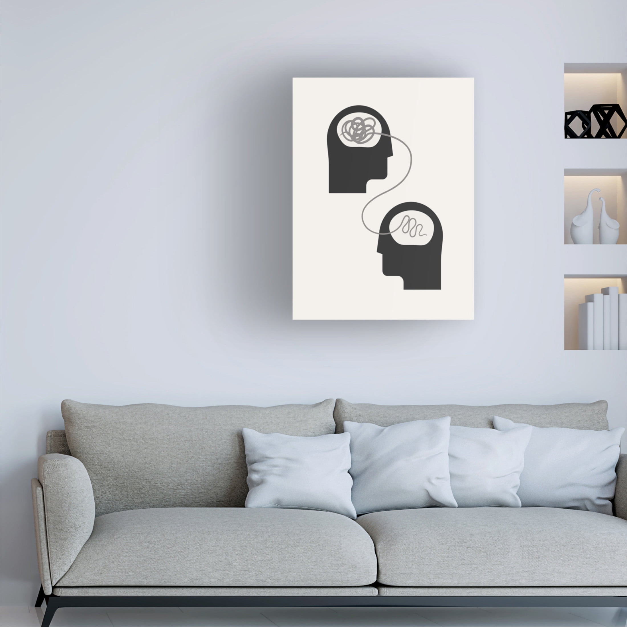 Trademark Fine Art Beth Cai  Mind Therapy No3 Canvas Wall Art