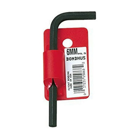 UPC: 0037231158743 | Bondhus 15874 9mm Hex Tip Key L-Wrench w/ProGuard Finish Tag&Barcode Short Arm