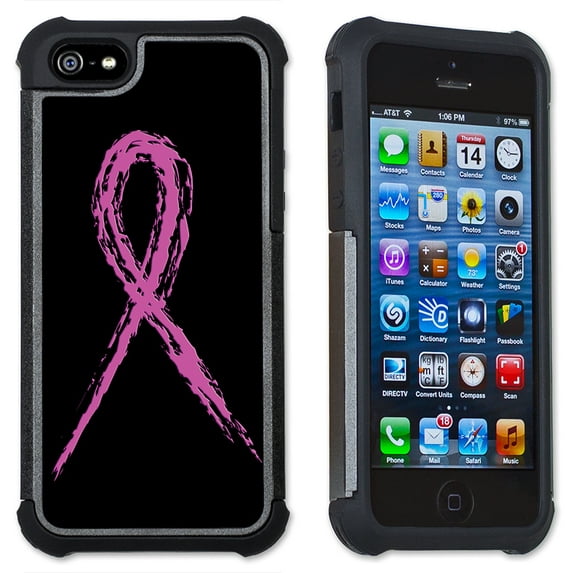 Apple iPhone 6 Plus / iPhone 6S Plus Cell Phone Case / Cover with Cushioned Corners - Breast Cancer Awareness