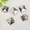 thumbnail image 3 of 100pcs Rivets, Square Pyramid Punk Rivets for Bracelets, Clothing, Handbag Leather Rivet Punk Rivet with 4 Claw Metal Studs, 3 of 7