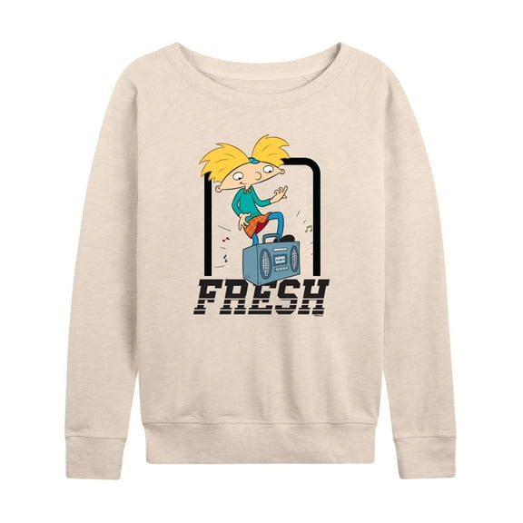 Hey Arnold! - Fresh Arnold - Women's Lightweight French Terry Long Sleeve Shirt
