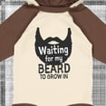 thumbnail image 4 of Inktastic Waiting for My Beard to Grow in Boys Long Sleeve Baby Bodysuit, 4 of 5