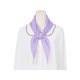 thumbnail image 4 of INSPIRE CHIC Women's Triangle Scarf Handmade Self-fold Sailor Bow Tie for Uniform 1 Pcs Lilac One Size, 4 of 4
