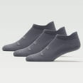 thumbnail image 2 of Brooks Run-In No Show Socks 3-Pack (Unisex, Asphalt, LG (US Men's Shoe 9-11.5, Women's Shoe 10-12.5), One Size), 2 of 2