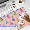 thumbnail image 4 of Long Mouse Pads for Desk,Colorful Princess Pattern Desk Mats on Top Of Desks, Desk Mouse Pad Extra Large with 3mm Non-Slip Base and Stitched Edge for Gaming,Office,Work,Home 31.5"x11.8", 4 of 6