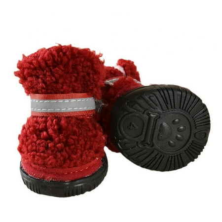 Dog Boots Dog Cat Warm Booties for Winter for Hot Pavement  Dog Shoes for Small Dogs