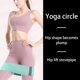 thumbnail image 5 of Eigraketly Banda de resistencia para ejercicios de cadera Bandas de yoga deportivas unisex Mujeres Hombres Pierna Muslo Entrenamiento Fitness Type5 NO5, 5 of 6