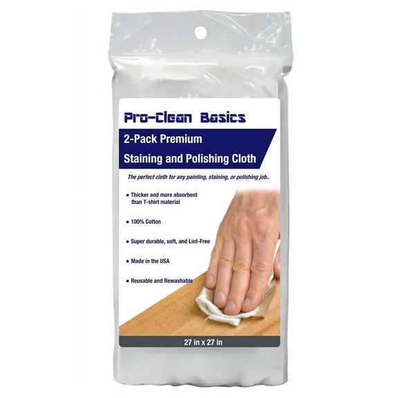 2-Pack Staining and Polishing Cloth