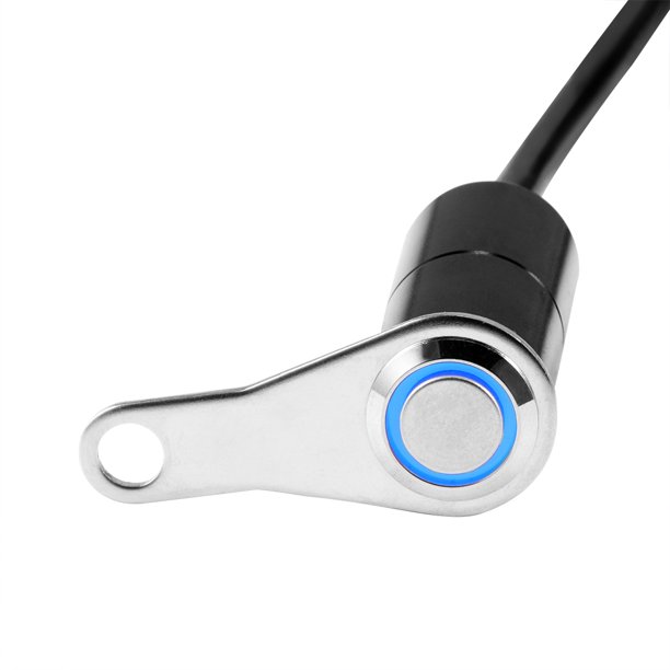 Interruptor Led De Acero Inoxidable Para Motocicleta, Manillar De Encendido Y Apagado, Montaje Ajustable, Interruptores A Prueba De Agua, Botón Impermeable Dc12V, Faro Vogacara VI008636-01