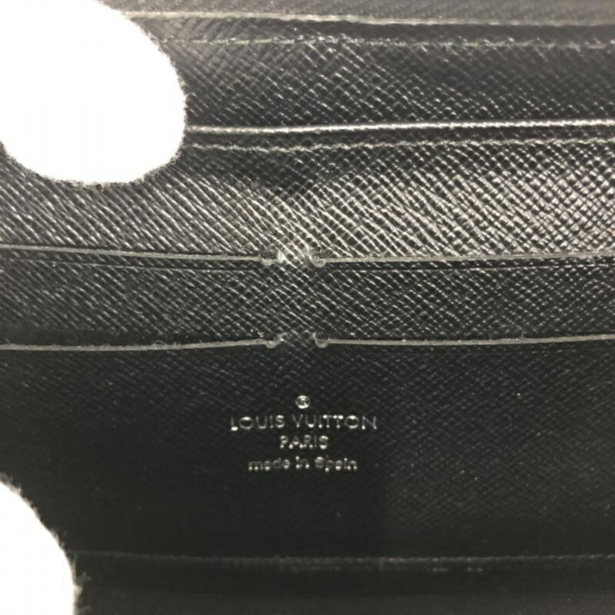 LOUIS VUITTON purse M60072 Zippy wallet Epi Leather black mens