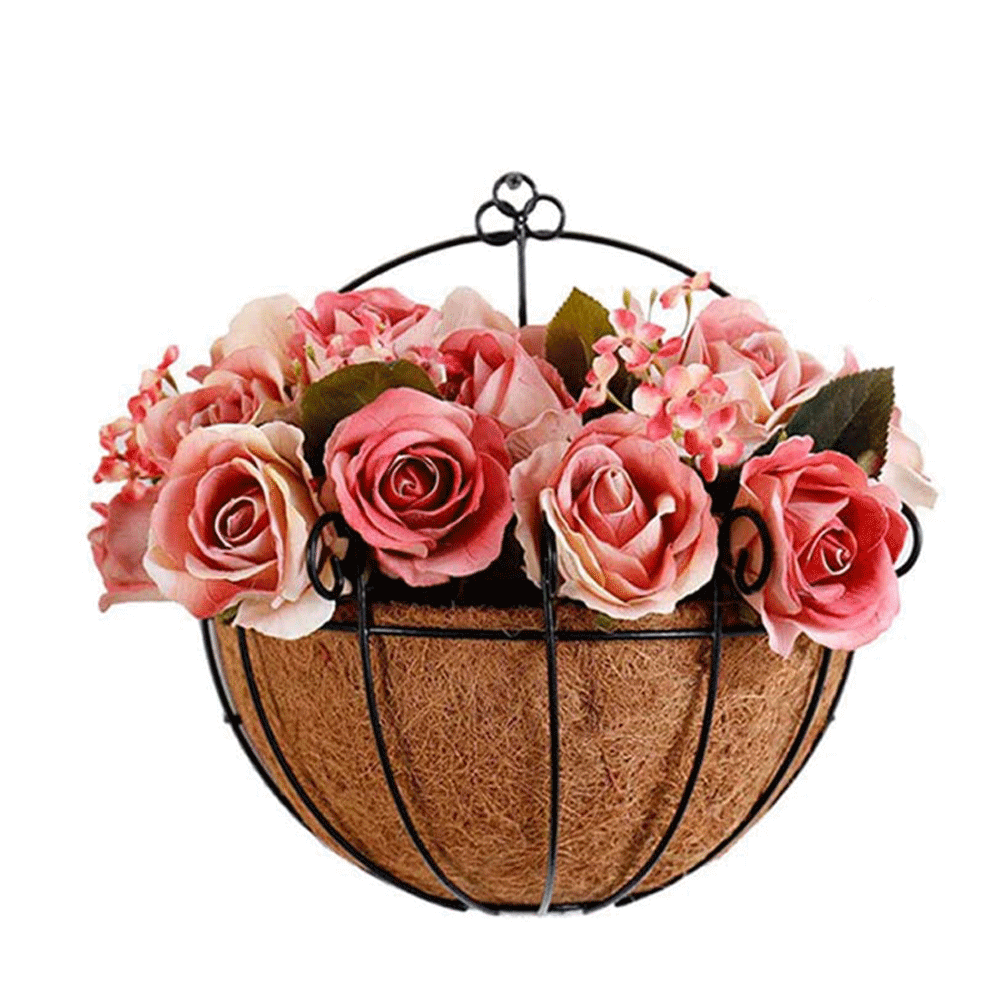 AURORA TRADE Wall Hanging Basket Hanging Planter with Coco Liner