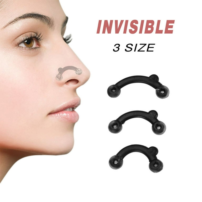 Maitys 2 Sets Nose Up Lifting Shaper Clip Clipper Nose Shaper Nose Up  Lifter Inserts Shaping Clip Silicone Nose Beauty Tools Invisible Nose  Slimming