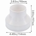 thumbnail image 3 of Ventilation Pipe Reducer Adapter Pipe Air Duct Adapter (110-100mm), 3 of 5