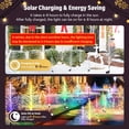 thumbnail image 3 of KOMI Christmas Solar Garden Light 4 Packs with Multi-Colored Change, Auto ON/Off Garden Solar Light, Solar Light for Garden, Porch, Christmas and Festival Decoration (Height: 38Inch), 3 of 8