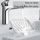 thumbnail image 5 of Jabonera de silicona para fregadero portátil drenable, soporte para esponja para baño (blanco), 5 of 5