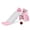 Pink, variant on Toddler Slide with Basketball Hoop – Indoor/Outdoor Collapsible Kids Slide, Non-Slip Steps & Handrails, Tool-Free Assembly – 66 lb Capacity, Ages 18M+
