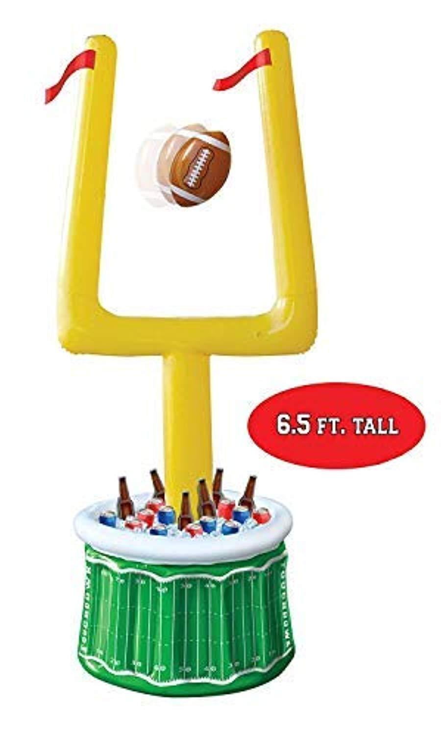 Football Party Inflatable Drink Cooler with Goal Posts and Inflatable