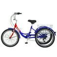 thumbnail image 3 of Lilypelle Tricycle for Adult Seniors,26" Wheels,7 Speed Unisex Cruiser Bike,Multi-color, 3 of 11