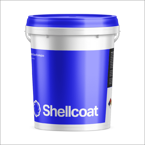 Disipador de Calor Solar Shellcoat Alta Reflectancia Blanco 19L