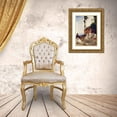 thumbnail image 3 of Carl Blechen 19x24 Gold Ornate Framed and Double Matted Museum Art Print Titled - Tarantella (ca. 1830), 3 of 4