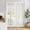 Grey, variant on Door Curtains for Front Door Glass Window,Striped Sheer Linen 40 Inch Short Curtains for Small Windows,Farmhouse Ticking Stripe Print Privacy Curtains 25x40 in Length,Taupe