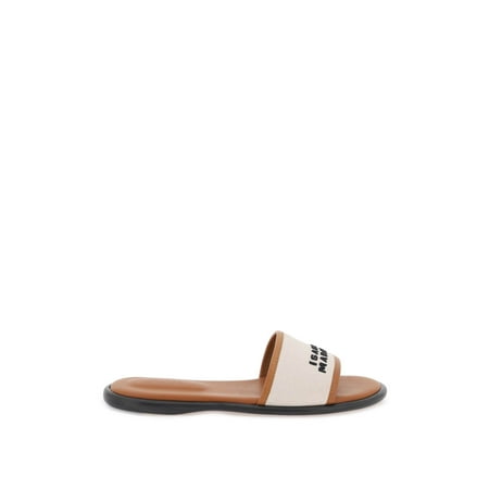 

Isabel Marant Vikee Canvas Slides Women