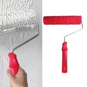 Texture Pattern Roller Brush Drywalls Compound Roller Wall Brush Putty Roller for Applying Putty and Rolling Plasters