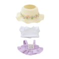 thumbnail image 1 of Ropa para muñecas Accesorios (sin muñeca) Conjunto de traje de falda de camisa Kawaii 3 piezas para traje de muñeca de 15 cm y 17 cm Conjunto de ropa de camisa con sombrero de muñeca elegante Reemplaz, 1 of 1