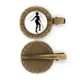 thumbnail image 1 of Chaud Femme Danse Contour Coiffure Broche Cheveux Clip Barrette, 1 of 3