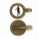 thumbnail image 1 of Mujer caliente silueta bailando Broche broche broche broche broche broche, 1 of 3