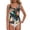 Bleu Foncé, variante sur Ensemble Tankini Rehausseur Élégant à Couverture Complète pour Femmes - Design à Lacets, Soutien à Armatures, Style Haut Court, Tenue de Bain