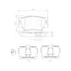 thumbnail image 2 of BALATAS CERAMICAS RAV4 2006 al 2008 TOYOTA 2.4L L4 Traseras BREMBO ., 2 of 5