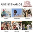 thumbnail image 5 of Desiderio Sombrero de felpa de invierno Sombreros de pescador de piel sintética para mujer, 5 of 5