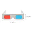 thumbnail image 3 of 50 Pcs Cardboard Sheets 3d Glasses Tv 3D Glasses Cardboard Anaglyph 3d Movie Game Eyeglasses Movie Glasses, 3 of 3