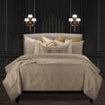 thumbnail image 2 of Siscovers F. Scott Fitzgerald Jazz Club Bronze Luxury Duvet Cover and Insert Set King 6 Piece, 2 of 5
