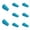 Blue, variant on 2-8pcs Universal Laptop Computer Keyboard Stands Anti Slip Tilting Wedge Riser Stable Kickstand Ultra Compact Ventilated Tablet Stand Portable Elevation Feet for Notebook