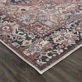 thumbnail image 6 of Hauteloom Neyland Machine Washable Living Room Runner Rug - Oriental Traditional Medallion Carpet - Vintage Bohemian Look - Dark Red, Burgundy, Blue - 2'6" x 7'6", 6 of 19