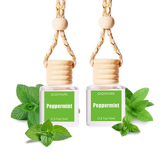Peppermint Hanging Car Air Freshener, 2pcs, 8ml Each