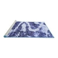 thumbnail image 2 of Ahgly Company Machine Washable Indoor Rectangle Abstract Blue Modern Area Rugs, 6' x 9', 2 of 4