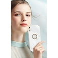 thumbnail image 2 of Cute Case for iPhone 8 Plus and iPhone 7 Plus (5.5 Inch), with Phone Ring Holder, Durable Silicone Stand Case, Slim Fit Lightweight Thin Cover, Sturdy Anti-Scratch Shockproof Protective Case (White), 2 of 2
