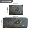 thumbnail image 5 of Wobogo Fire Butterfly Kitchen Carpet Set of 2 Absorbent and Stain Resistant Non-slip Star Rubber Backing, 5 of 7